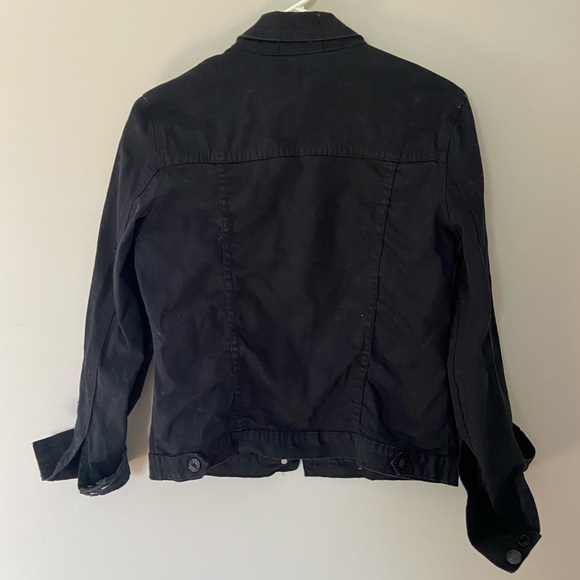 Black denim jacket - Picture 2 of 2